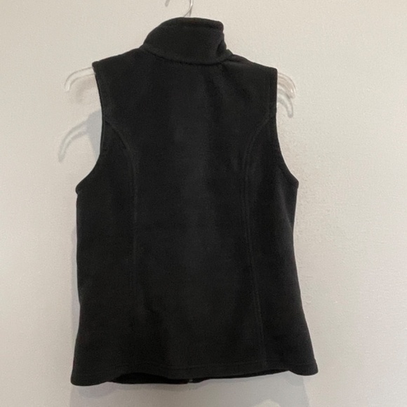 Columbia Black Fleece Vest Excellent Condition Women's Medium Warm - Picture 3 of 6
